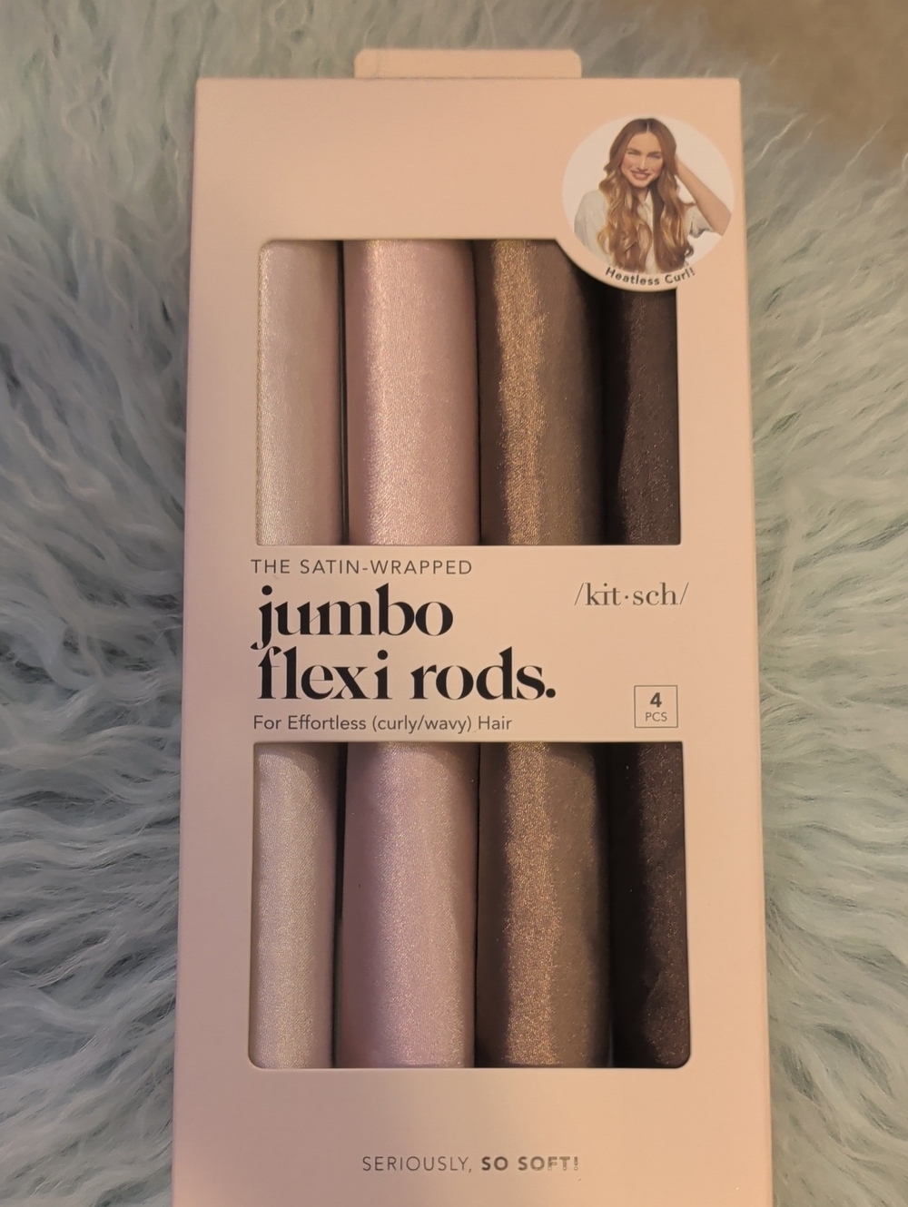 Jumbo Flexi Rods For Curly/Wavy Hair